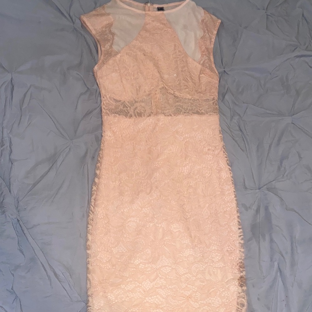 Windsor pink lace dress
